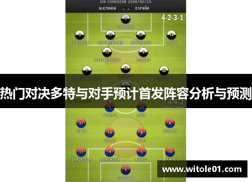 热门对决多特与对手预计首发阵容分析与预测